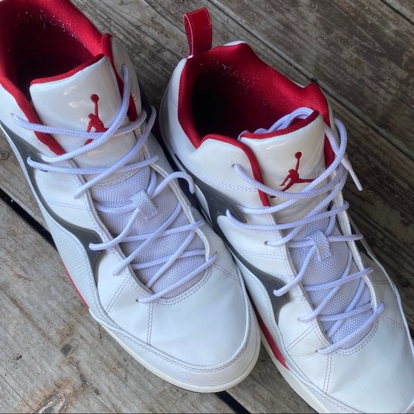 Nike Air Jordan Flight TR 97 White Red Gray - Picture 3 of 5